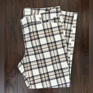 Old Navy Pixie pant Easter Plaid Purple Size 12